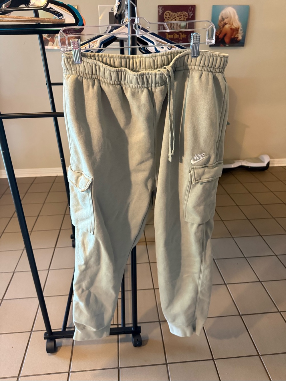 Nike Olive Green Cargo Joggers